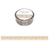 Clear tape Beige lace - Mind Wave - Tidformera