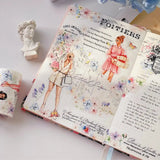 Clear Tape Bloom & Vogue Wide - 70 mm - 4 - Washi Tape Shop - Tidformera