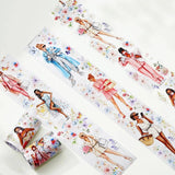 Clear Tape Bloom & Vogue Wide - 70 mm - 7 - Washi Tape Shop - Tidformera