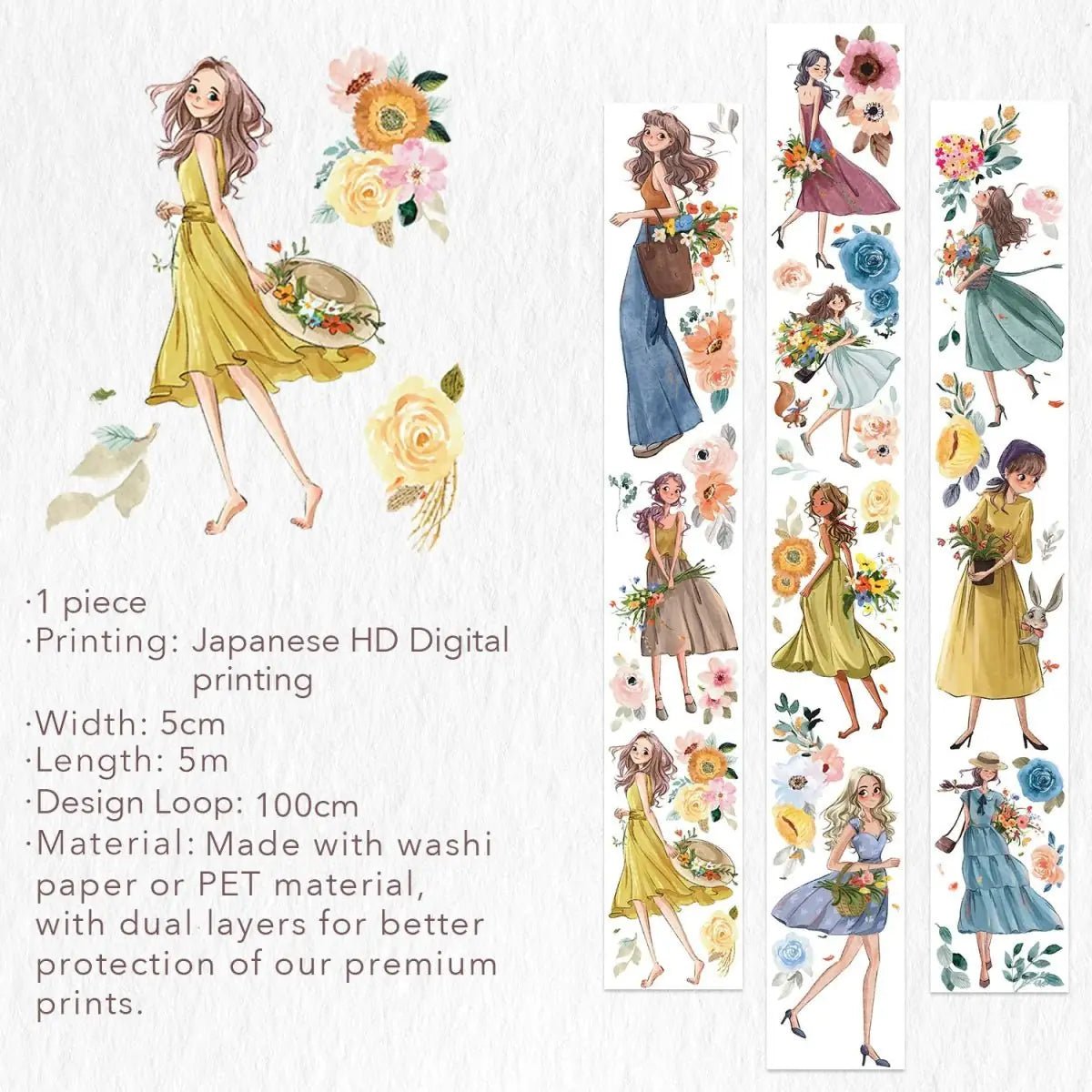 Clear Tape Carefree Wide - 50 mm - 10 - Washi Tape Shop - Tidformera