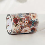 Clear tape Dusty Blue & Cinnamon Wide - 60 mm - Washi Tape Shop - Tidformera