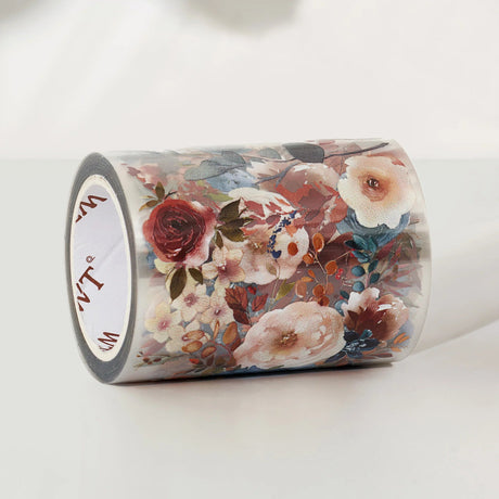 Clear tape Dusty Blue & Cinnamon Wide - 60 mm - 2 - Washi Tape Shop - Tidformera