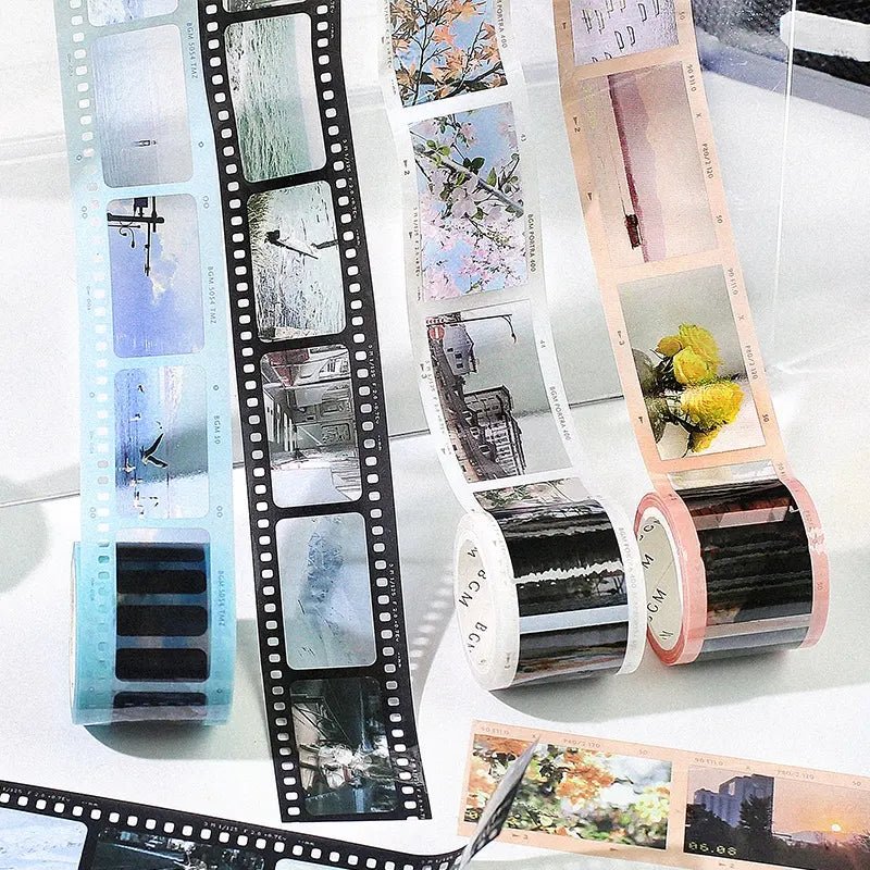 Clear tape Film - Black - 4 - BGM - Tidformera