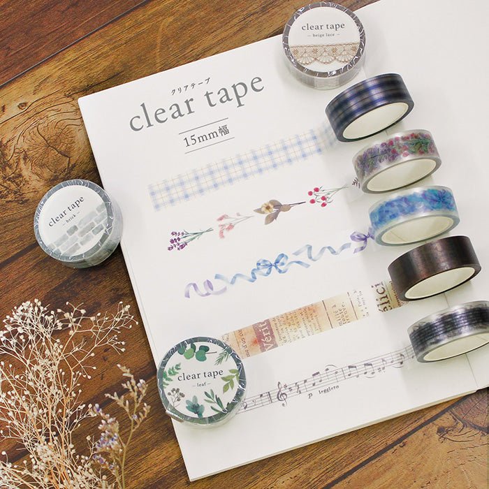 Clear tape Flower - Mind Wave - Tidformera