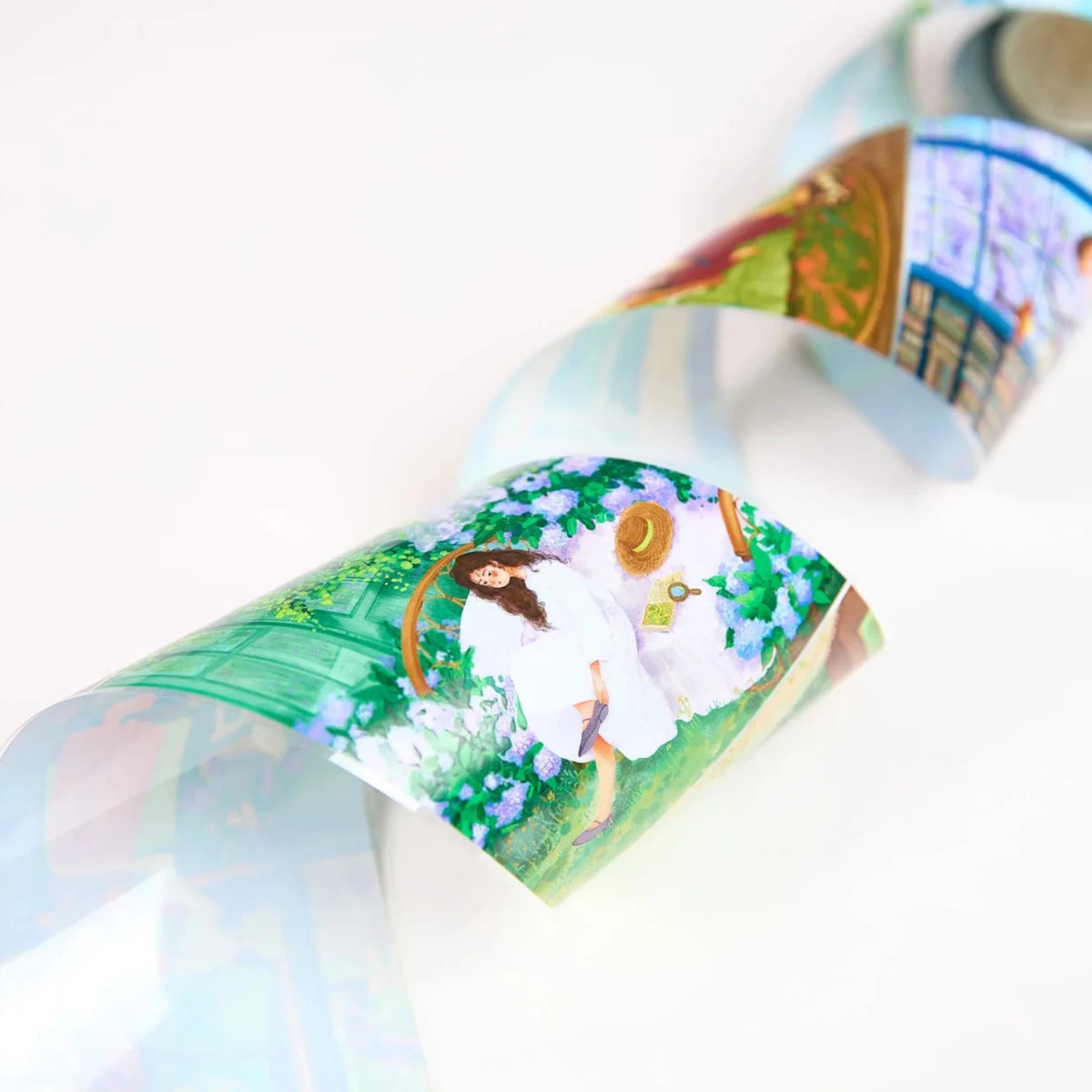 Clear Tape - Garden Daydreams - 73 mm - 3 - Washi Tape Shop - Tidformera