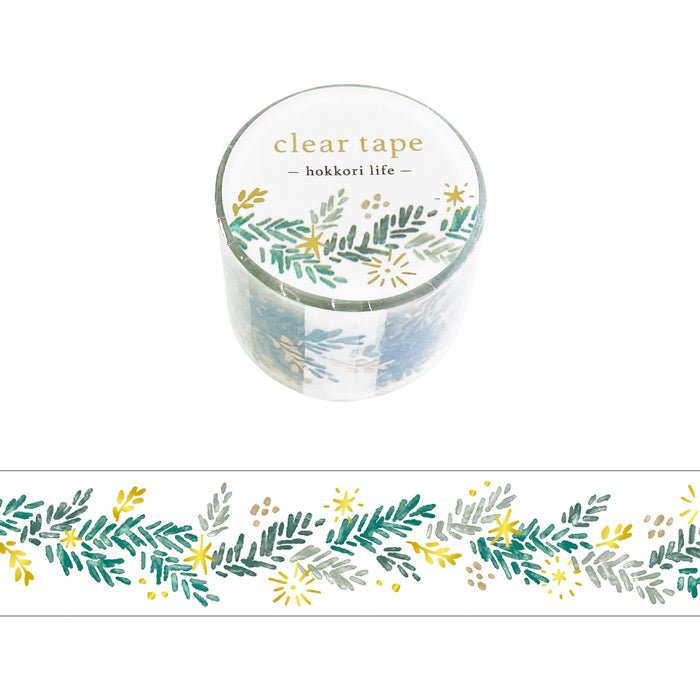 Clear tape Hokkori life fir - Mind Wave - Tidformera