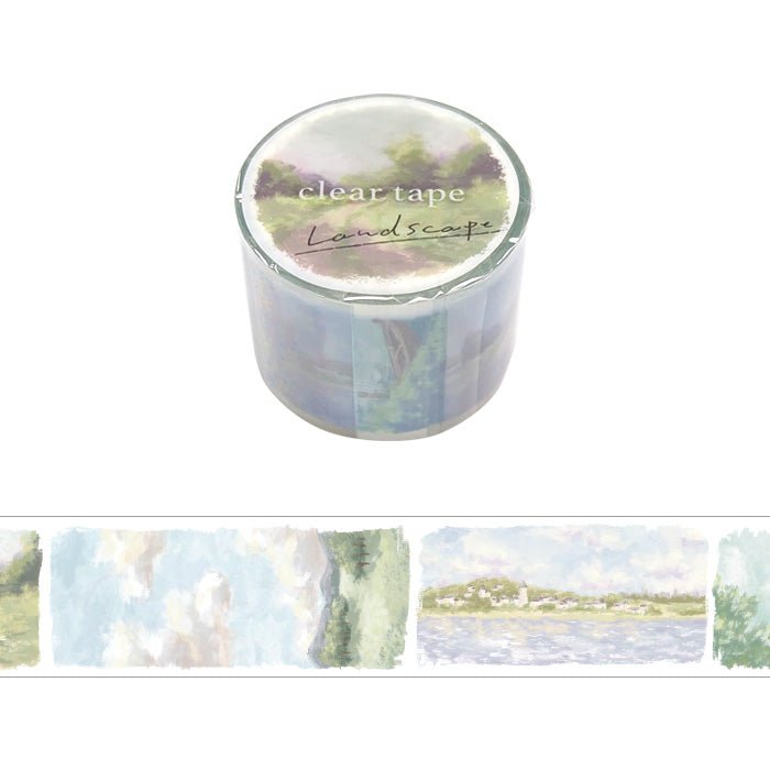 Clear tape Landscape - Sunlight filtering through trees - 1 - Mind Wave - Tidformera