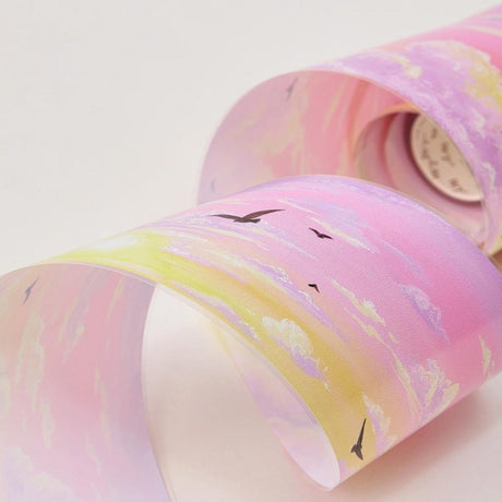 Clear Tape - Lotus Twilight - 70 mm - 2 - Washi Tape Shop - Tidformera