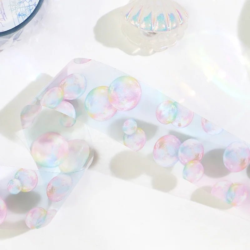 Clear tape Soap Bubble - BGM - Tidformera