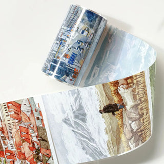 Clear Tape Wandering Horizon - Wide Pet - 80 mm - 1 - Washi Tape Shop - Tidformera