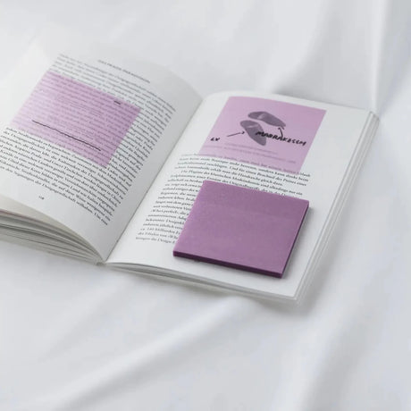 Clear Transparent Sticky notes - Light Purple - 4 - Ordinate - Tidformera