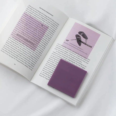 Clear Transparent Sticky notes - Light Purple - 2 - Ordinate - Tidformera