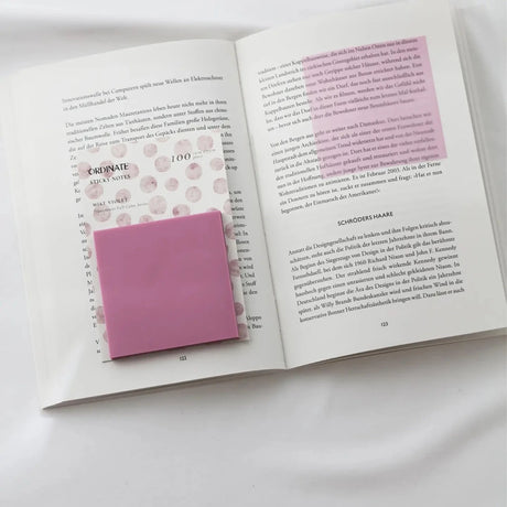 Clear Transparent Sticky notes - Mist Violet - 2 - Ordinate - Tidformera