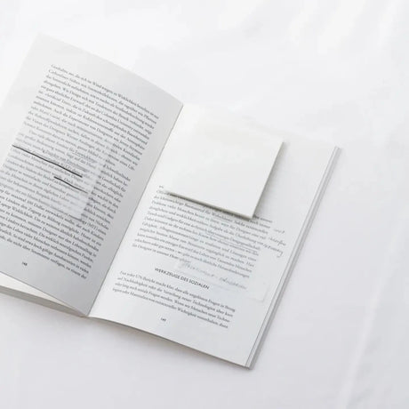 Clear Transparent Sticky notes - Pure Snow - 3 - Ordinate - Tidformera