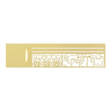 Clip Ruler Brass - Cat Brass - Midori - Tidformera