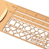 Clip Ruler Brass - Copper - Midori - Tidformera