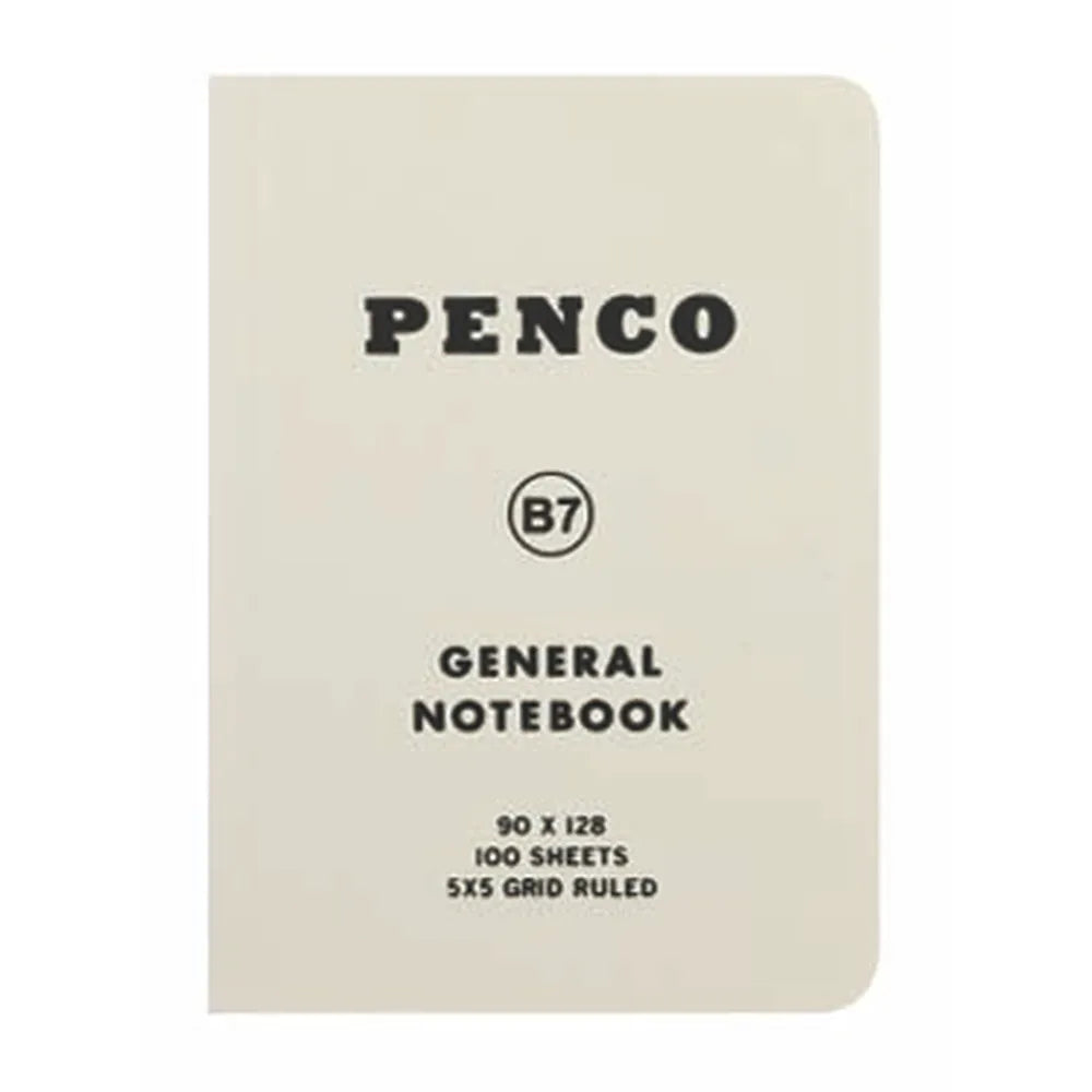 Anteckningsbok General Notebook B7 Grid - White