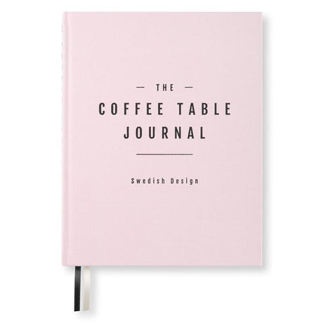 Coffee Table Journal - Clean - Dusty Rose från Paperstyle - Rosa anteckningsbok - Tidformera