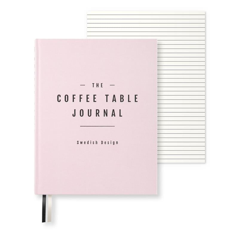 Coffee Table Journal - Clean - Dusty Rose - Paperstyle - Tidformera