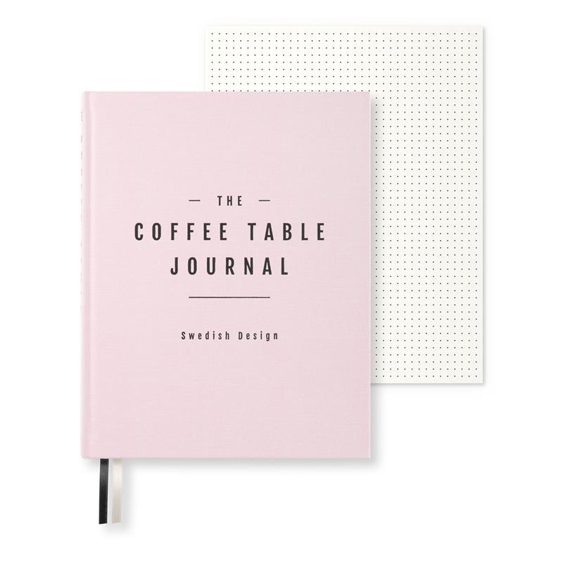 Coffee Table Journal - Clean - Dusty Rose - Paperstyle - Tidformera