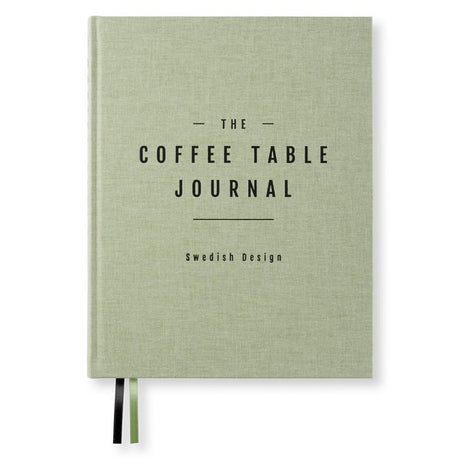 Coffee Table Journal - Clean - Green Leaf - Paperstyle - Tidformera