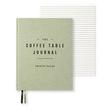 Coffee Table Journal - Clean - Green Leaf - Paperstyle - Tidformera