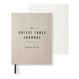 Coffee Table Journal - Clean - Rough Linen - Paperstyle - Tidformera