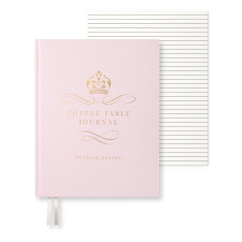 Coffee Table Journal - Royal - Dusty Rose - Paperstyle - Tidformera