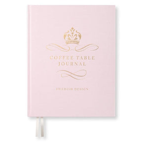 Coffee Table Journal - Royal - Dusty Rose från Paperstyle - Rosa anteckningsbok - Tidformera