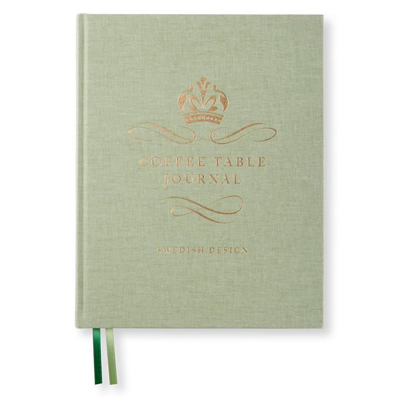 Coffee Table Journal - Royal - Green Leaf - Paperstyle - Tidformera