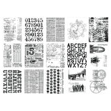 Collage paper - Archives - Ark 30 - pack - Tim Holtz - Tidformera