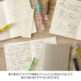 Connecting Pen Join Dots - 3 - pack - Grayish tone - 6 - Midori - Tidformera