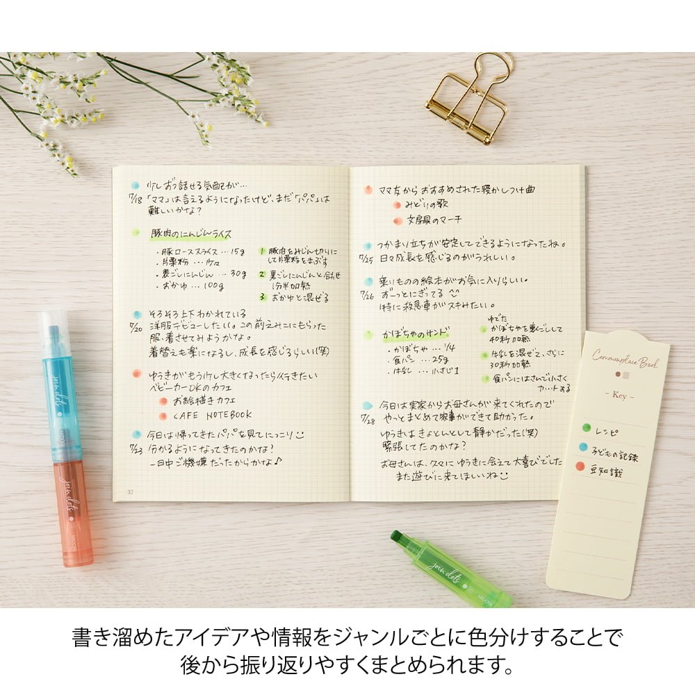 Connecting Pen Join Dots - Bright - 6 - Midori - Tidformera