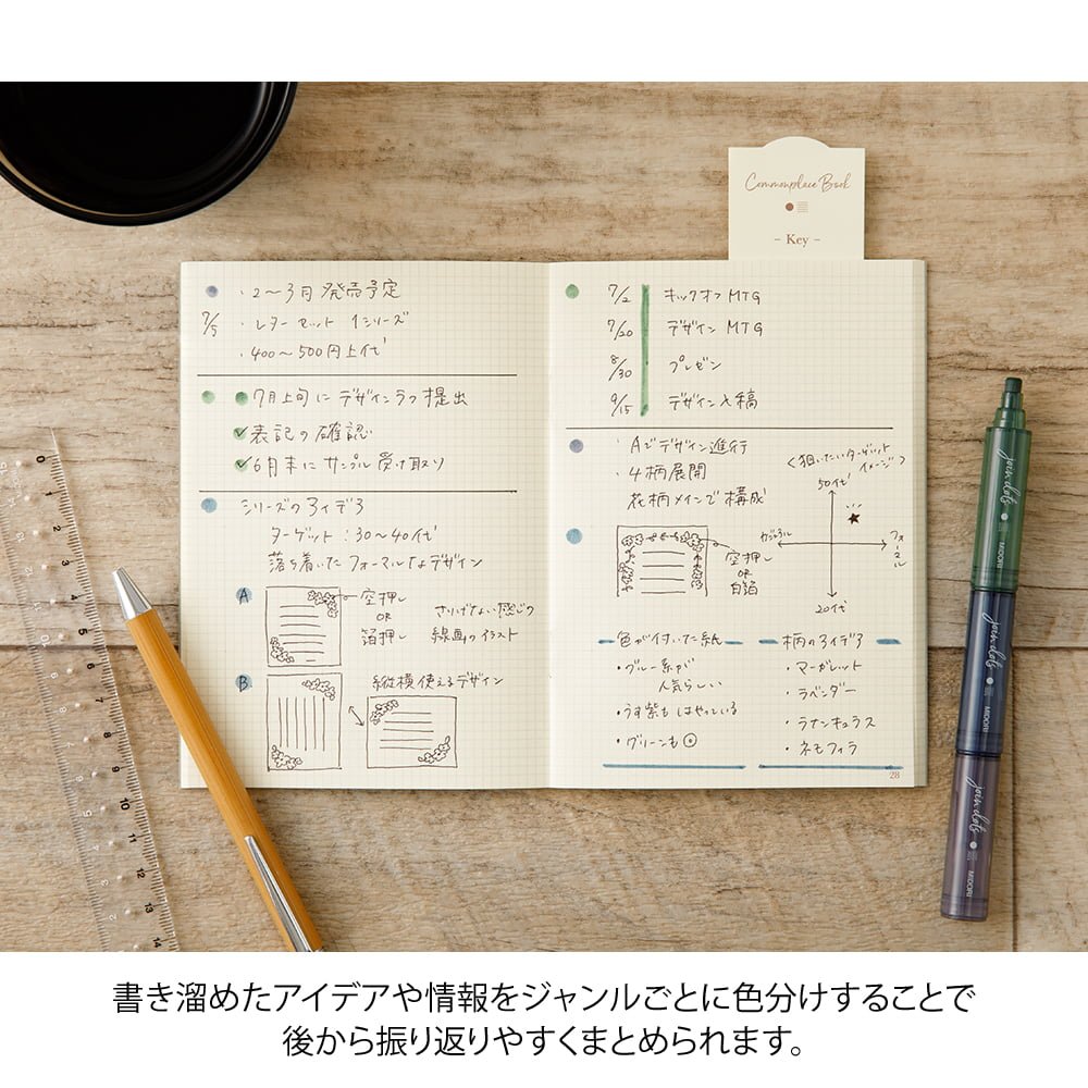 Connecting Pen Join Dots - Dark - Midori - Tidformera