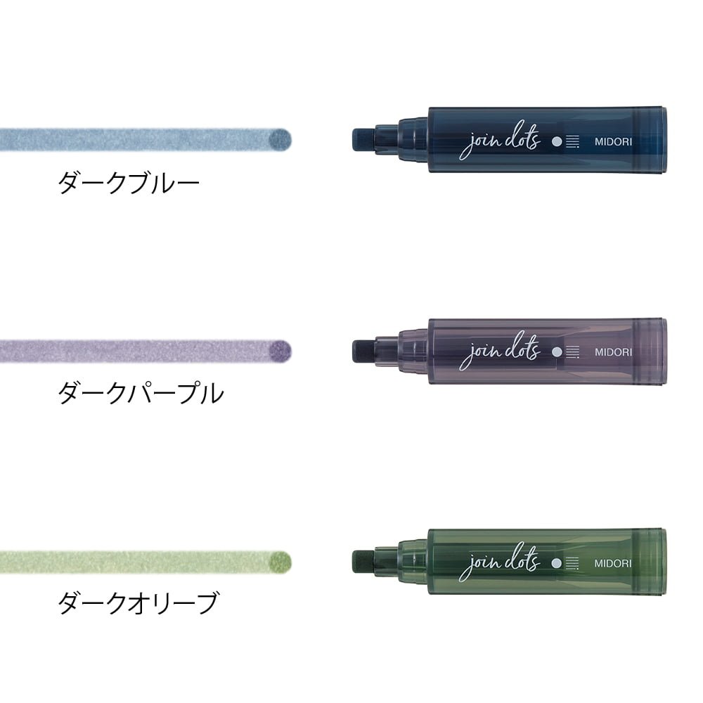 Connecting Pen Join Dots - Dark - Midori - Tidformera