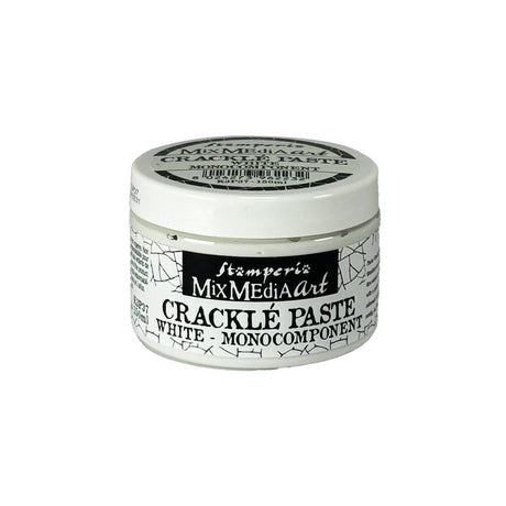 Cracklé Paste 150 ml - White monocomponent - 1 - Stamperia - Tidformera