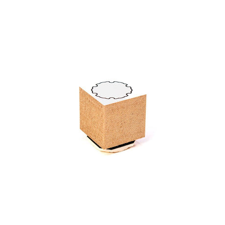 Craft Rubber Stamp Hanko - 20 x 20 - Kamon - 2 - Shachihata - Tidformera