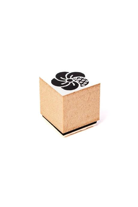 Craft Rubber Stamp Hanko - 20 x 20 - Tie dye - 2 - Shachihata - Tidformera