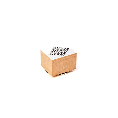 Craft Rubber Stamp Hanko - 25 x 30 - Diamond - 2 - Shachihata - Tidformera