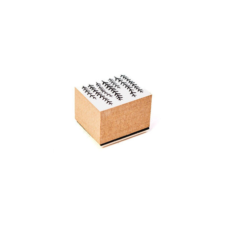 Craft Rubber Stamp Hanko - 25 x 30 - Wistieria flower - 2 - Shachihata - Tidformera