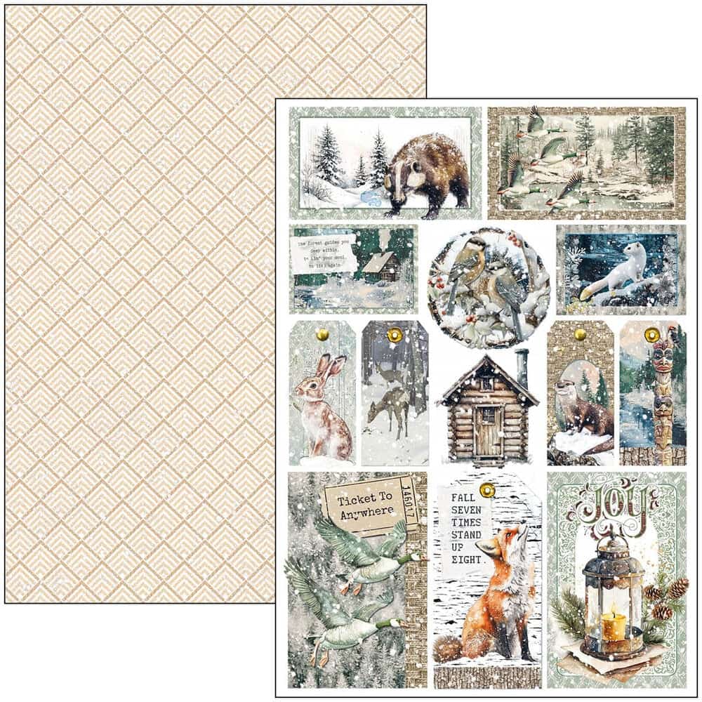 Creative Pad 9 - pack - Forest Tales - 4 - Ciao Bella - Tidformera