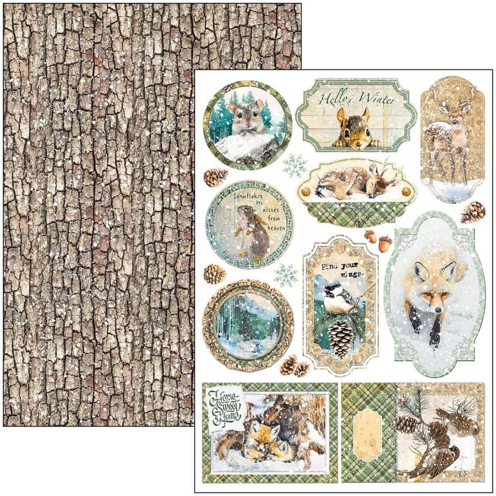 Creative Pad 9 - pack - Forest Tales - 10 - Ciao Bella - Tidformera