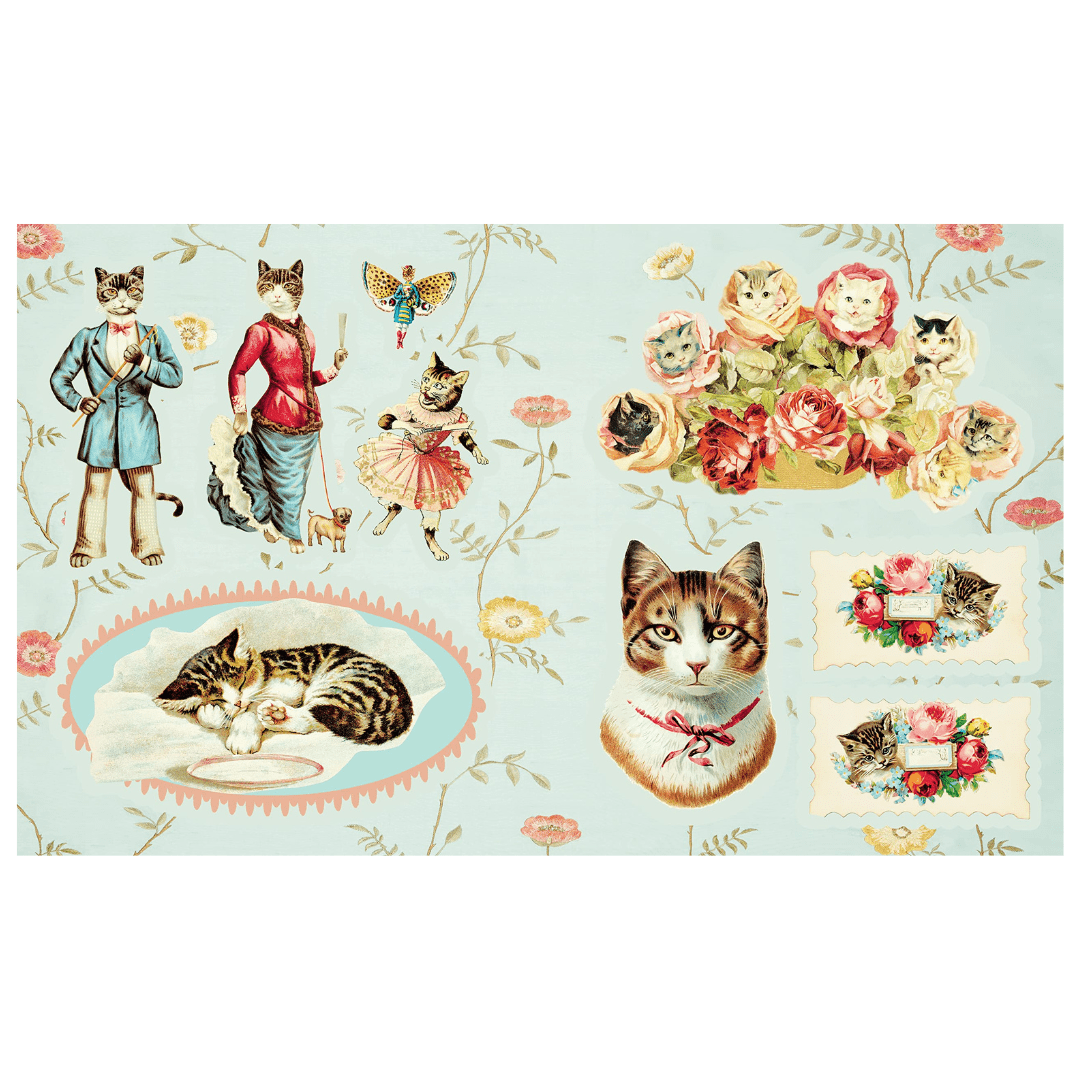 Cynthia Hart's Victoriana Cats: The Sticker Book - 7 - Other - Tidformera