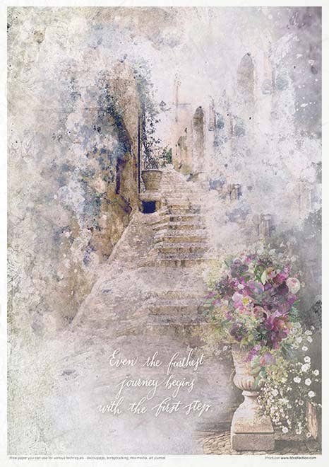 Rice paper set - A4 - Garden of Dreams