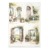 Rice paper set - A4 - Cottage in the Country