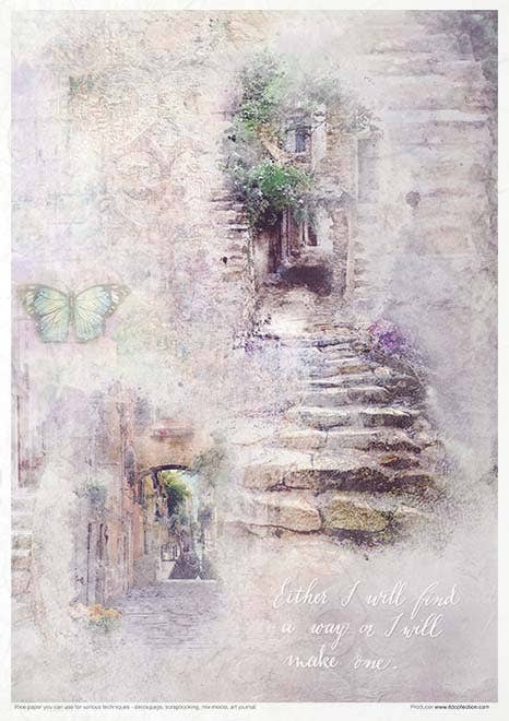 Rice paper set - A4 - Garden of Dreams