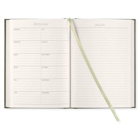 Dagböcker Paperstyle - Khaki Green 1 - år - 4 - Paperstyle - Tidformera