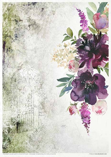 Rice paper set - A4 - Garden of Dreams