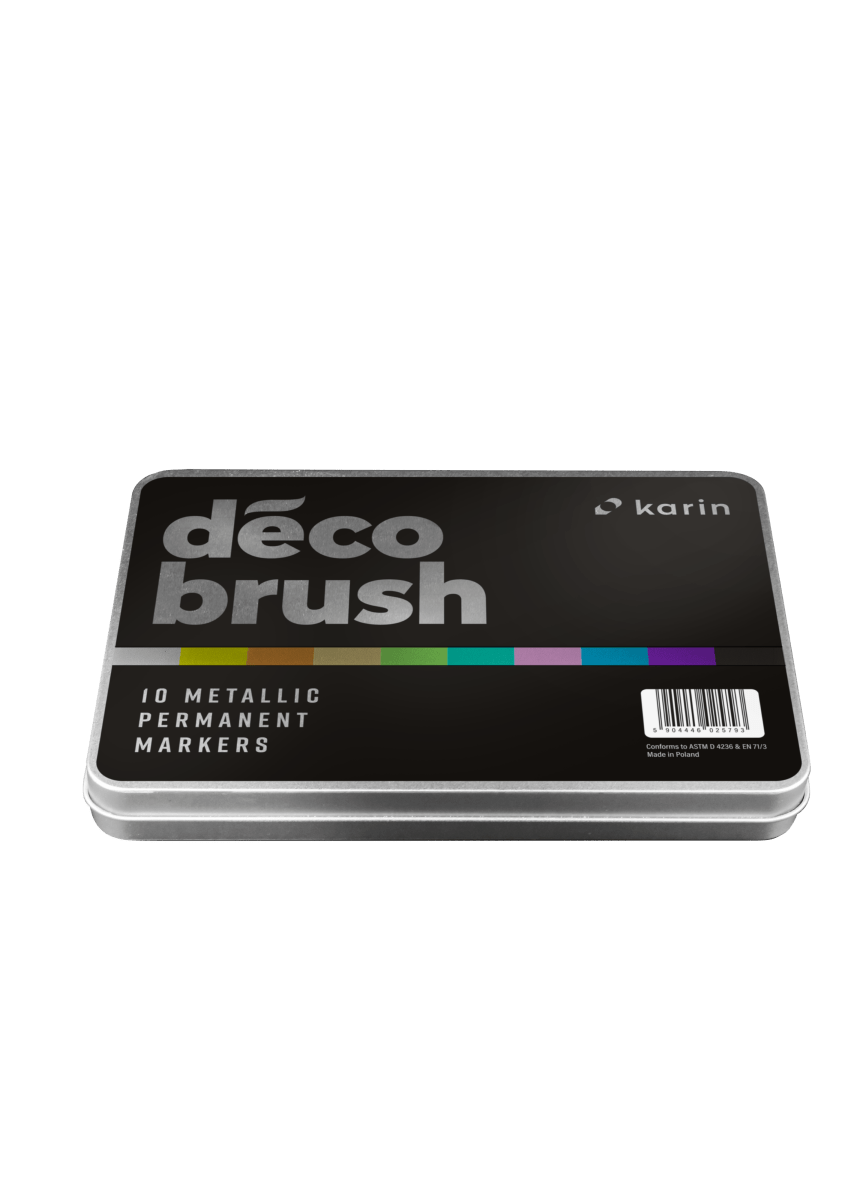 Decobrush - Metallic - 10 - pack - 3 - Karin - Tidformera