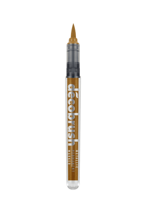 Decobrush - Metallic - Red gold från Karin - Rödguld penselpenna utan lock - Tidformera